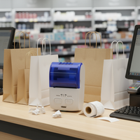 Imprimante thermique de reçus OEM personnalisée 203 dpi 58 mm multi-interface WIFI/USB/BT pour les points de vente, les magasins de loteries et les caisses de facturation quotidiennes
