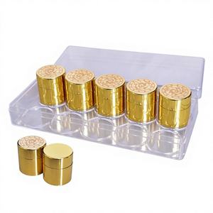 Bouteille bleue étui transparent 10 pilules x 50 étuis à pilules bouteille de pilule bouteille de pilule - Product Image 1