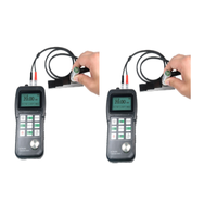 Medidor de Espesor Ultrasónico Portátil de 0.75-300mm, Calibración de 2 Puntos, para Acero, Hierro Fundido, Plástico, Cerámica y Materiales Compuestos