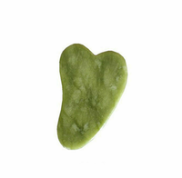 Vente en gros Mini rouleau de jade Soins de la peau Massage du visage Rouleau de massage Pierre de jade naturelle Guasha