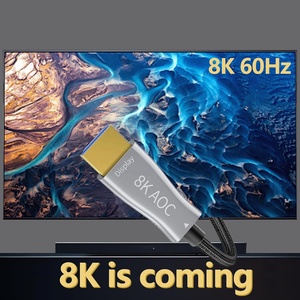 Cable de Fibra Óptica 8K Largo, 2.1v 48Gbps, Alta Velocidad, Delgado, Sin Trenzado, 8K60Hz 4K120Hz <span class=keywords><strong>HDR</strong></span> EARC HDCP 2.2 3D Compatible con HDMI - Product Image 4