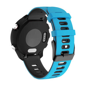 Bracelet universel en caoutchouc pour <span class=keywords><strong>montre</strong></span>, 20mm, 22mm, pour <span class=keywords><strong>Garmin</strong></span> Forerunner <span class=keywords><strong>745</strong></span> 645, en Silicone souple, à dégagement rapide, pour Samsung Gear S3 - Product Image 3