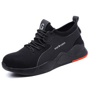 Vente chaude en acier orteil respirant décontracté coupe basse antidérapant résistant à l'usure Anti-écrasement hommes travail sport chaussures de sécurité pour homme - Product Image 1