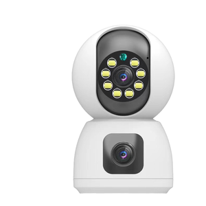 デュアルスクリーンワイヤレスCCTVカメラ SDカード小型セキュリティPTZ監視製品 インテリジェントIPオーディオWiFiモーションセンサーカメラ - Product Image 1