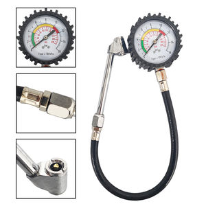 Manómetro de Presión de Neumáticos de Doble Escala de Alta Precisión, Fácil de Leer, con Acoplador Rápido - Product Image 6