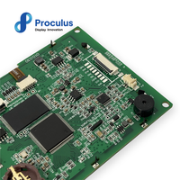 Proculus Lcd layar sentuh, modul Display Lcd layar sentuh sentuh resitif Tft 3.5 inci Uart