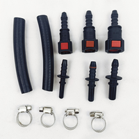 Outils de diagnostic Kit de test de pression de carburant 0-100PSI Jauge de test de pompe d'injection de carburant pour voitures motos camions