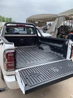 Tapis de coffre spécial pour voiture, caoutchouc pour compartiment de chargement, boîte à trésors, doublure de coffre pour Toyota Hilux Revo Vigo SR5