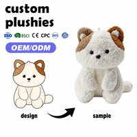 Pendentif en peluche chaton moelleux OEM, couleur personnalisée, pendentif suspendu en peluche, cadeaux en gros
