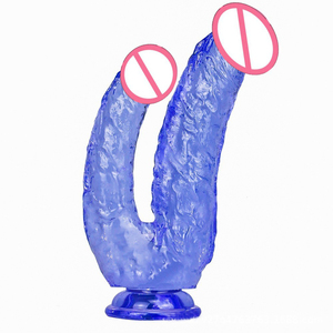 Produits pour adultes en gros : Masturbateurs féminins, Jouets sexuels, Godemiché double tête à ventouse puissante pour le sexe lesbien - Product Image 2
