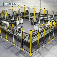 Valla de Seguridad Robótica Anticorrosión para Protección de Máquinas en Talleres con Protección Duradera en Áreas Industriales Propensas a la Oxidación