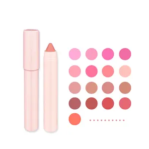 New solid moisturizing nude lipstick matte, natural mat pink makeup lipstick set supplier, cosmetic oem lipstick lip balm stick