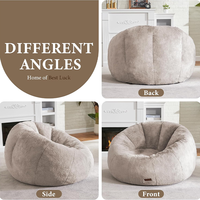 Grand pouf pour canapé pour adultes Fauteuil rembourré Pouf géant confortable