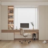 Bibliothèque Minimaliste Personnalisée en Bois pour Salon, 5 Étagères, Meuble de Rangement Écologique et Gain de Place pour Maison, Bureau, Appartement