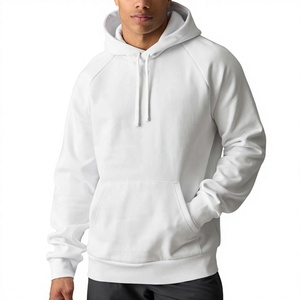 Sweat-shirts d'hiver légers pour hommes, unis, décontractés, couleurs personnalisables, logo frontal, respirants, en molleton 100 % coton, avec poche, coupe classique - Product Image 1