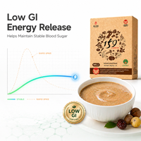 Reemplazo de Comida Vegano en Polvo Multigrano, Cereal Saludable, Nutrición Dietética, Gestión de la Salud, Alimento Saludable