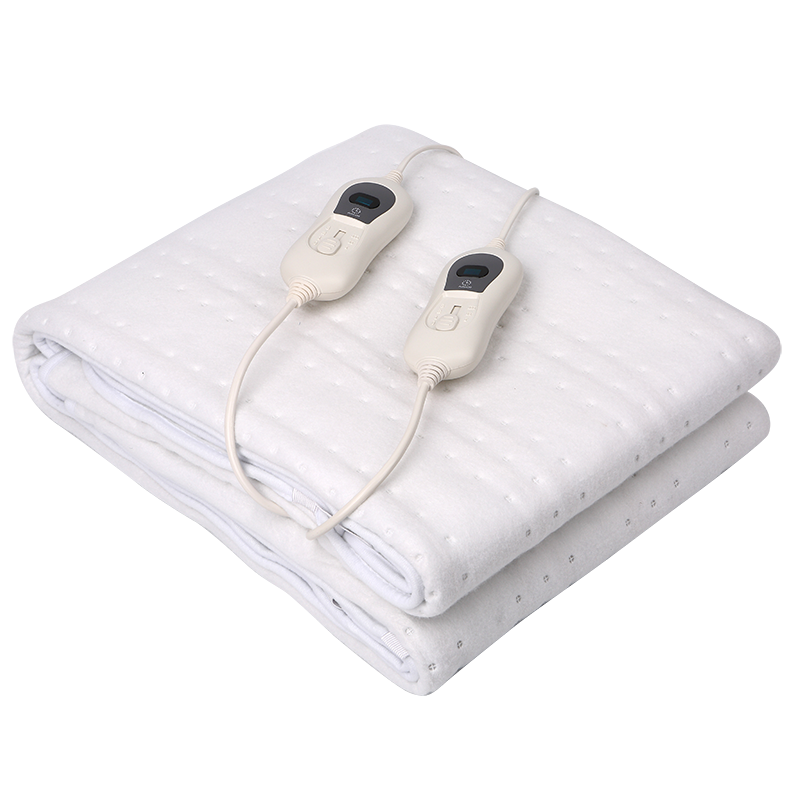 Home Indoor Use Electric Heater Blanket with Simple Double Controllers