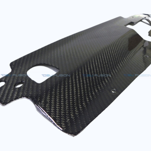 Pour Mitsubishi Lancer Evolution EVO 7 8 9 CT9A 2001-2007, kit de protection de radiateur en fibre de carbone, plaque de refroidissement, couvercle de compartiment moteur - Product Image 5