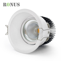 Petite lampe d'intérieur Spot réglable 5W anti-éblouissement plafond encastré LED COB projecteur pour la maison