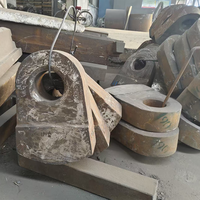 Repuestos para Trituradora de Martillo de Minería de Fundición Dorada, Cabeza de Martillo de Impacto de Acero con Alto Contenido de Manganeso con Fundición para Minería de Minerales
