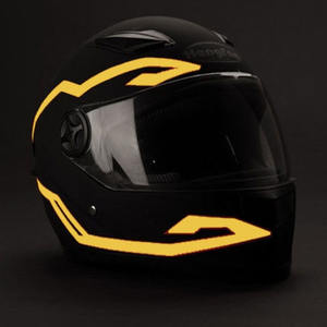 Casque lumineux EL Strip Night Riding Safety Gear pour motocyclistes, cyclistes et livreurs - Product Image 2