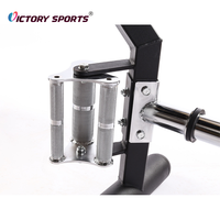 Équipement de gymnastique en acier inoxydable Multi Grip Open Safety Squat Hex Trap Barbell Bar