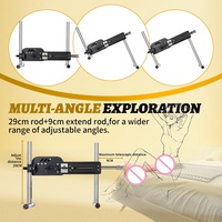 Machine sexuelle automatique à fréquence réglable durable, masseur vibrant, pistolet de pénétration, godemiché interactif pour couple en silicone