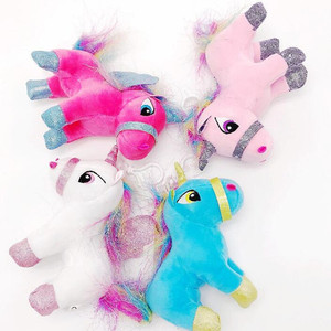 Peluche <span class=keywords><strong>Unicorno</strong></span> <span class=keywords><strong>con</strong></span> <span class=keywords><strong>Ali</strong></span> Arcobaleno, Giocattolo Morbido per Bambini, Vendita Calda - Product Image 2