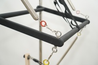 Cama de Pilates Reformer 3 en 1 de Alta Gama, Profesional, Multifuncional, de Madera de Arce Premium, Combinación Cadillac