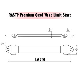 สายรัดจำกัดการสั่นสะเทือน RASTP แบบถักสี่ชั้นหนา สำหรับอะไหล่ตกแต่งรถยนต์เพื่อการปรับปรุงและอัปเกรด - Product Image 2
