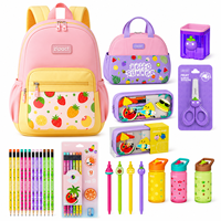Kit de papeterie complet en gros, thème fruits, emballage extérieur exquis, ensemble de fournitures scolaires et de bureau pour étudiants, cadeau d'anniversaire