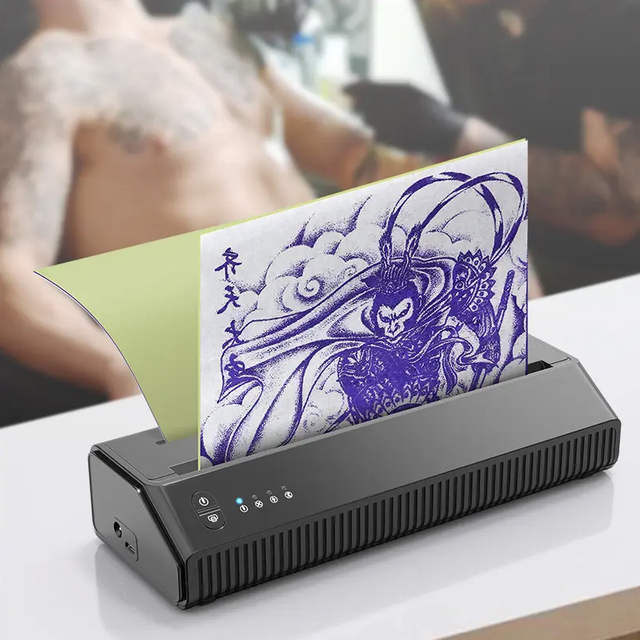 MHT-P8008 Blue Tooth Tattoo Stencil Printer A4 Size Tattoo Transfer Tattoo Stencil Printer