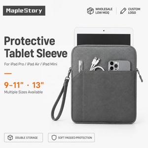 Borsa per Tablet 9-11 Pollici, Custodia Imbottita Impermeabile per <span class=keywords><strong>iPad</strong></span> con Tasca Portaoggetti, Organizer Elettronico per <span class=keywords><strong>iPad</strong></span> Pro/<span class=keywords><strong>Air</strong></span>/Mini - Product Image 1