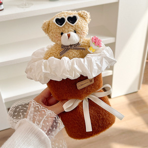Valentine's Day Gift Doll Bouquet <b>Bear</b> Doll Birthday Gift Creative <b>Cute</b> Girl Girlfriend Best Friend - Product Image 4