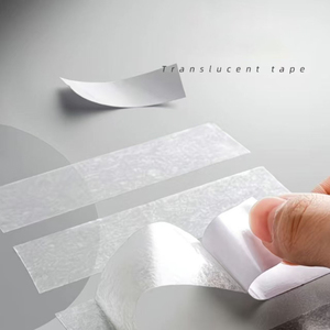 Ruban adhésif transparent double face <span class=keywords><strong>en</strong></span> acrylique à forte adhérence, film adhésif <span class=keywords><strong>en</strong></span> papier haute viscosité pour dossiers scolaires et <span class=keywords><strong>de</strong></span> bureau - Product Image 4