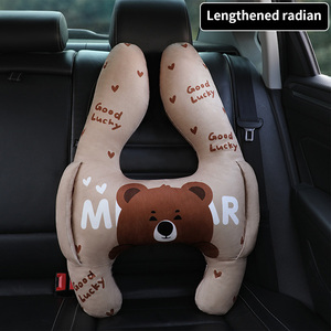 Cartoon Cute Children's Car Sleeping Pillow Long-Distance Holding Sleep Artifact Decorative & <b>Throw</b> Pillow - Product Image 3