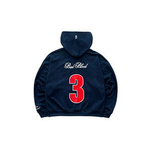 Sudadera con capucha Unisex de Vietnam de alta calidad de moda Boxy Fit 100% algodón sudadera de manga larga mezcla de cremallera con bolsillo - Product Image 1