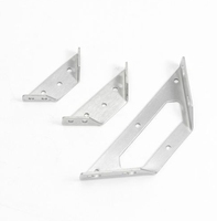 Support triangulaire fixe non standard en acier HT Q235 zingué, certifié ISO9001-2008, conception polyvalente, modèle T
