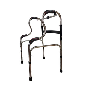 Aide à la marche en alliage d'aluminium Hengheyue 1811, légère, pliable, à quatre pieds, stable, anti-basculement, pour personnes âgées - Product Image 4