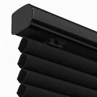 Persianas de Panal Inalámbricas Simples Negras de 25mm con Celda de Oscurecimiento Total, Cierre a Presión, Seguras para Niños, para Sala de Estar, Tamaño Personalizado, Ecológicas, OEM
