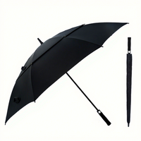 Parapluie de golf à double auvent de 30 pouces avec logo personnalisé, ouverture automatique, grand auvent ventilé pour événements, cadeaux d'entreprise