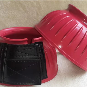 รองเท้าขี่ม้าขาแบบปรับได้รองเท้า fetlock และ tendon น้ำหนักเบาทนทานสำหรับการกระโดด - Product Image 1