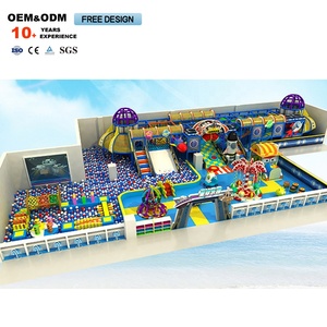 Equipo de Juegos Infantiles con Tobogán en Forma de Nave Espacial para Interiores, Parques de Aventuras Temáticos de Astronautas - Product Image 6