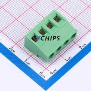 1888700 Screw Terminal Block Through hole Component (THT),P=5.08mm Connector 1x4P 5.08mm Green Through Hole - Product Image 1