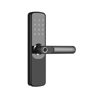 TTLOCK kunci pintu <span class=keywords><strong>WiFi</strong></span> pintar paduan aluminium kunci pintu elektronik sidik jari kata sandi untuk Hotel rumah rumah apartemen Data Cloud - Product Image 6