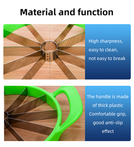 Affettatrice e trituratore <span class=keywords><strong>di</strong></span> frutta in metallo da 12 pezzi per melata anguria melone ananas <span class=keywords><strong>limone</strong></span> e verdure <span class=keywords><strong>di</strong></span> tutti i giorni - Product Image 5