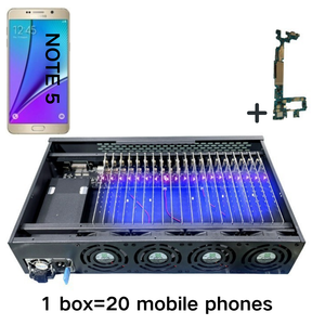 Sistema de Granjas de Bots Usado para Telefonía Agrícola, <span class=keywords><strong>Placa</strong></span> Base Android con Memoria de 64GB para 20 Teléfonos Note8 9 10 - Product Image 1