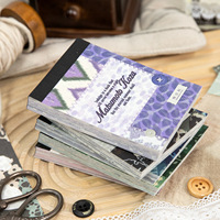 100 feuilles par paquet, notes autocollantes Matsumae, série de notes décoratives style vintage pour bullet journal