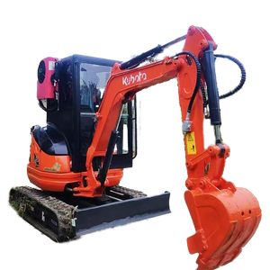 Mini-excavatrices Kubota d'origine japonaise U27/U30/U20/U15, mini-excavatrice sur chenilles hydraulique U20 d'occasion. - Product Image 1
