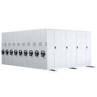 Compactador de archivos Compactador móvil de acero Archivadores Sistema de estanterías móviles Sistema de archivos de almacenamiento inteligente